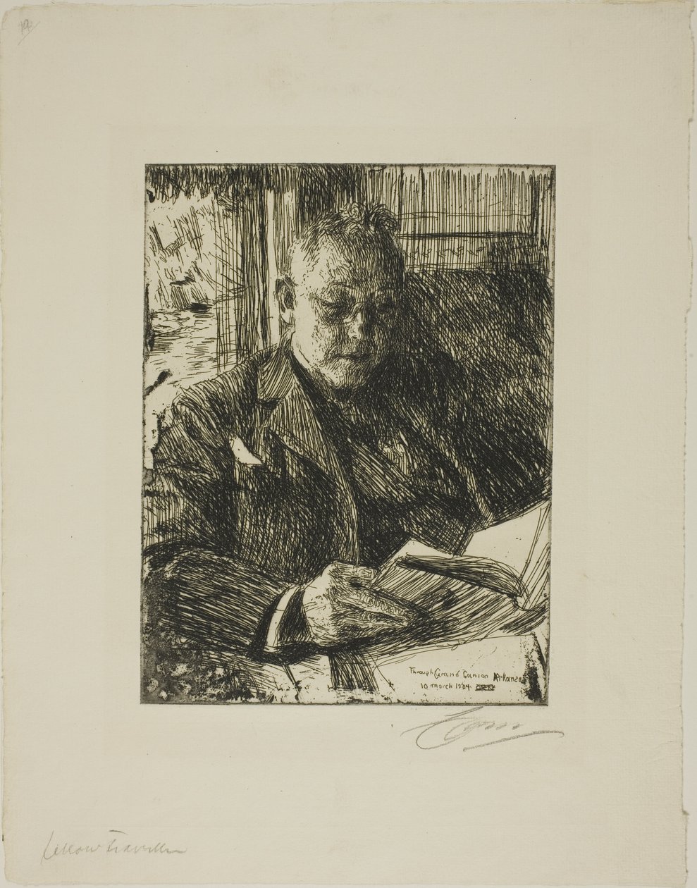 Matkakumppani (Mr. Ch. Deering) tekijältä Anders Leonard Zorn