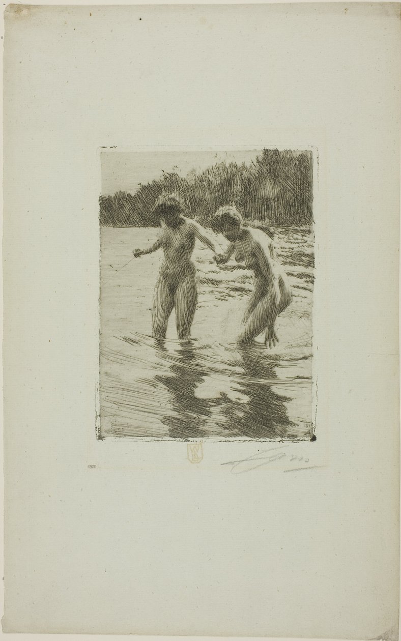 Kaksi uimaria tekijältä Anders Leonard Zorn