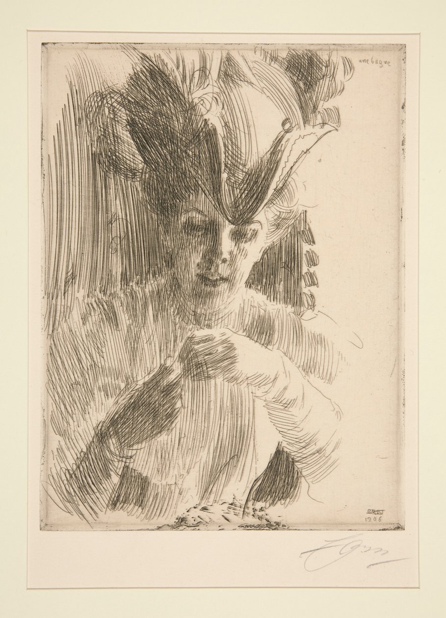Sormus (rouva Wentzel Hagelslam) tekijältä Anders Leonard Zorn