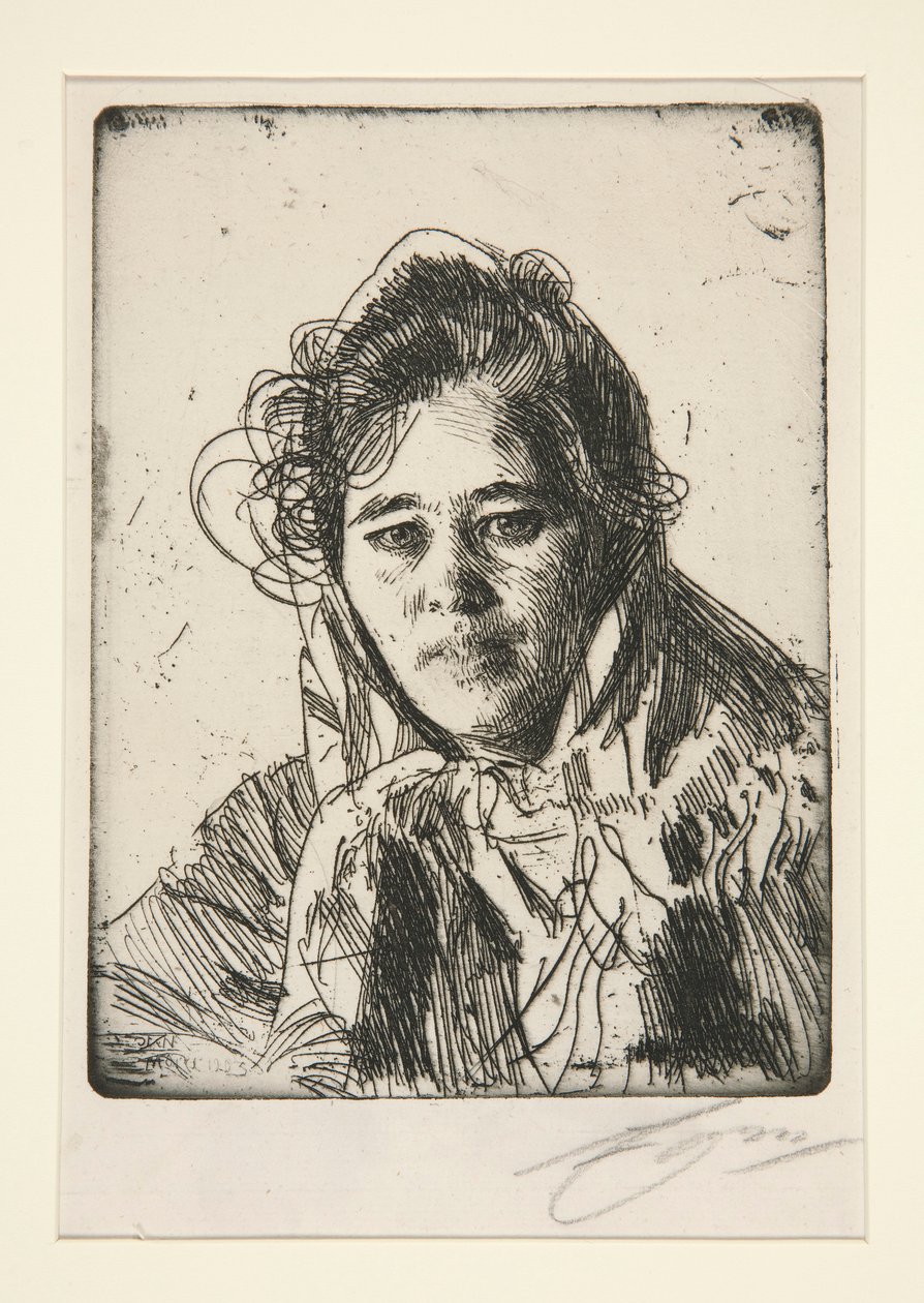 Nuori tyttö Morasta (Krakberg tekijältä Anders Leonard Zorn