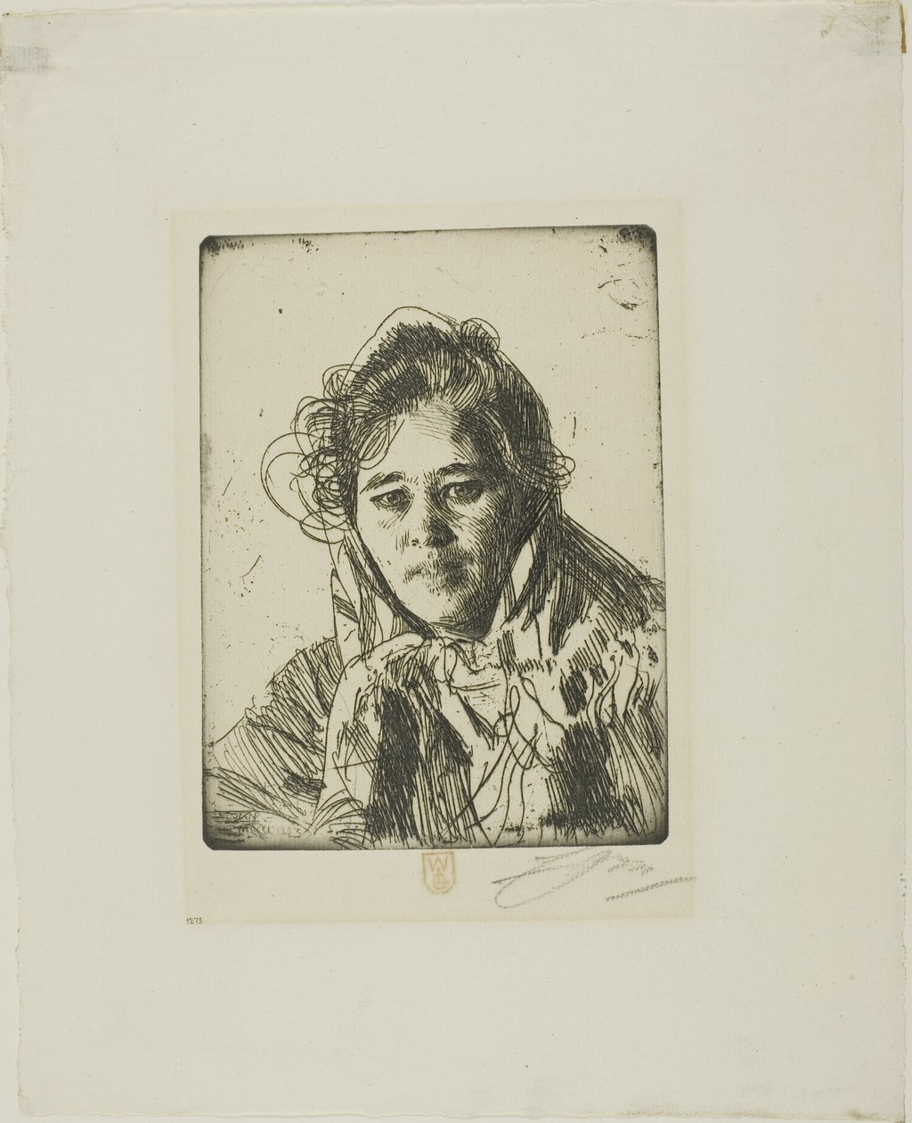 Nuori tyttö Morasta (Kråkbergin Anna) tekijältä Anders Zorn