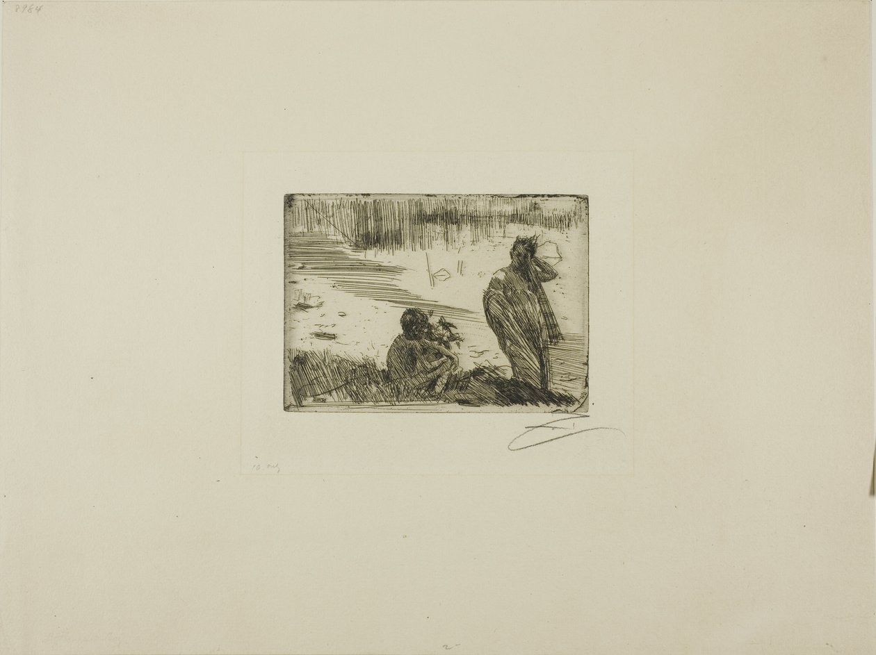 Nuorten uimassa tekijältä Anders Leonard Zorn