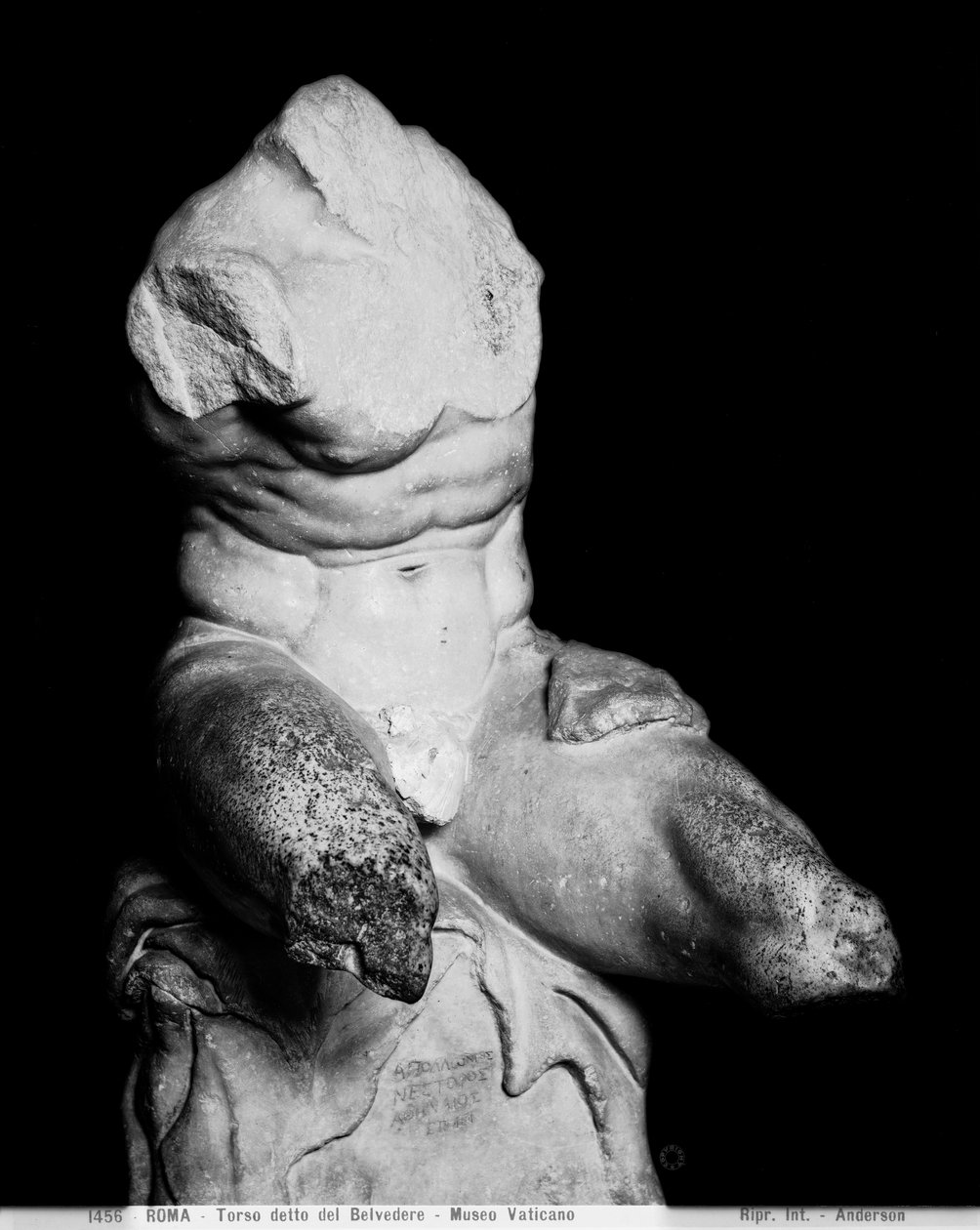 Apollonios of Nestor Belvedere-torso, n. 1890 (m/v kuva) tekijältä Anderson Anderson