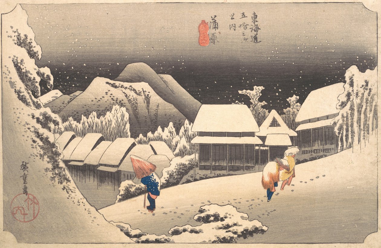 Iltalunta, 1797-1861, 1797-1861. tekijältä Ando Hiroshige