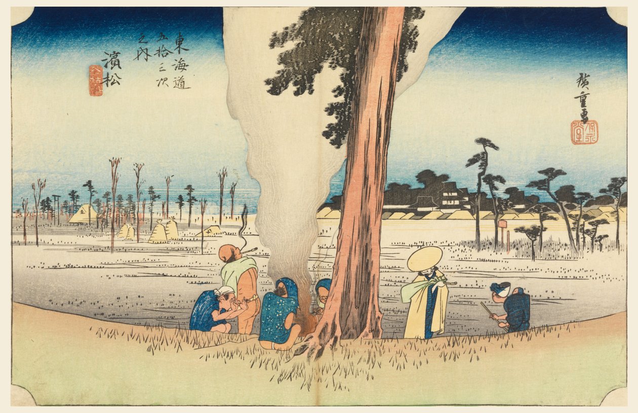 Hamamatsu, Winn alue, jäsen Te fifty-Three S tachi sound of Te urbane alempi d tekijältä Ando Hiroshige