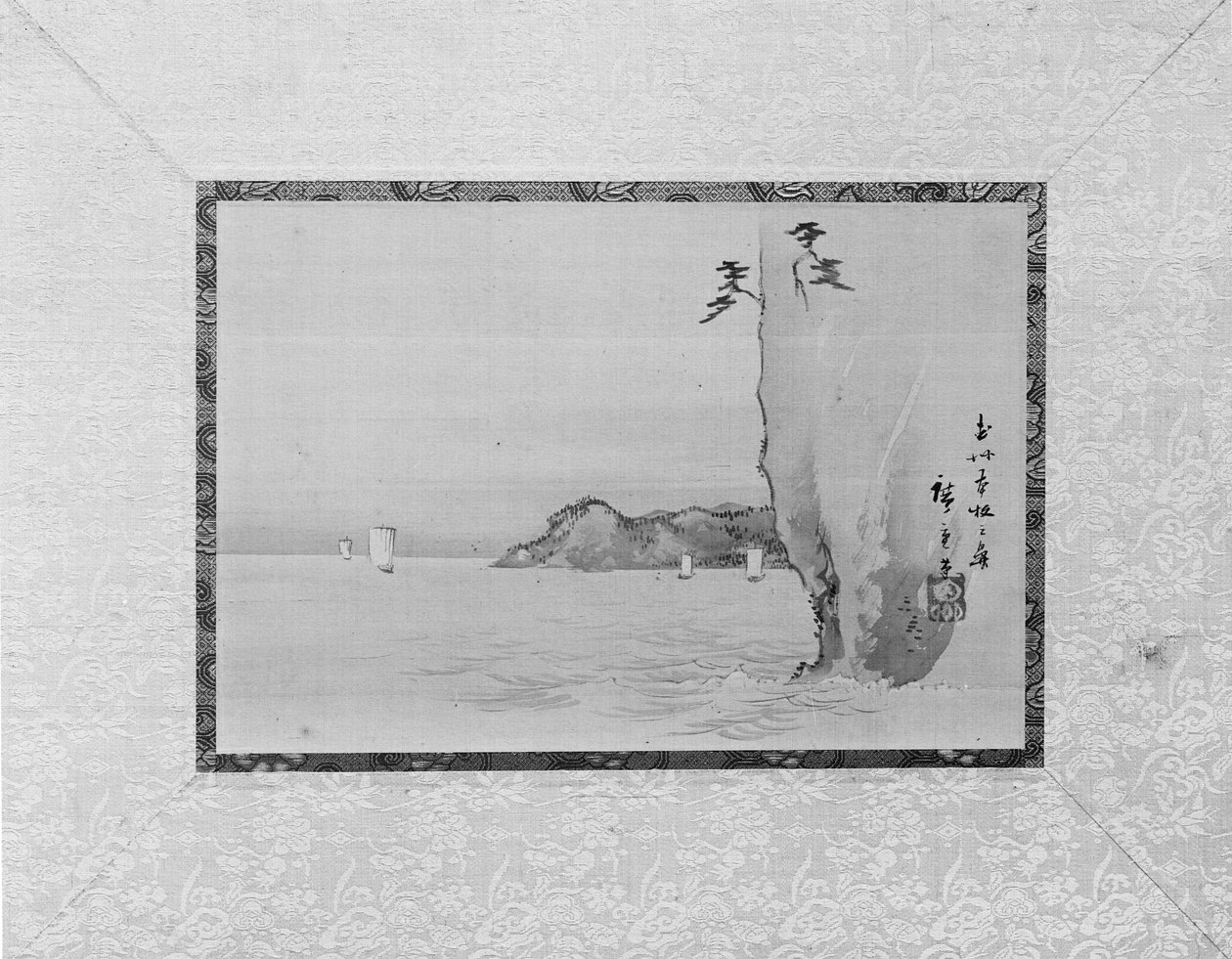 Honmokun lahti Musashin maakunnassa, 1800-luku. tekijältä Ando Hiroshige
