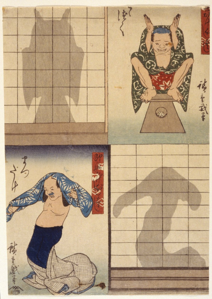 (Kuvat ja varjot) tekijältä Ando or Utagawa Hiroshige