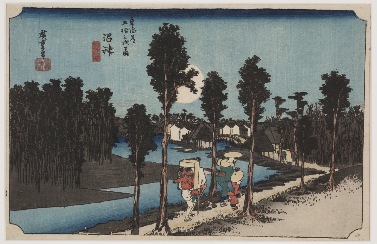 Hämärä tekijältä Ando or Utagawa Hiroshige
