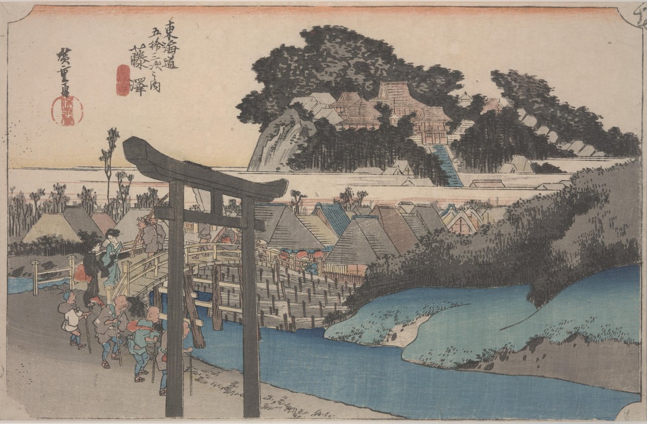 Fujisawa tekijältä Ando or Utagawa Hiroshige