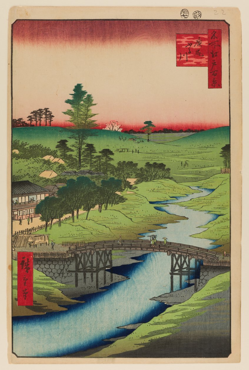 Furukawa-joki, Hiroo tekijältä Ando or Utagawa Hiroshige