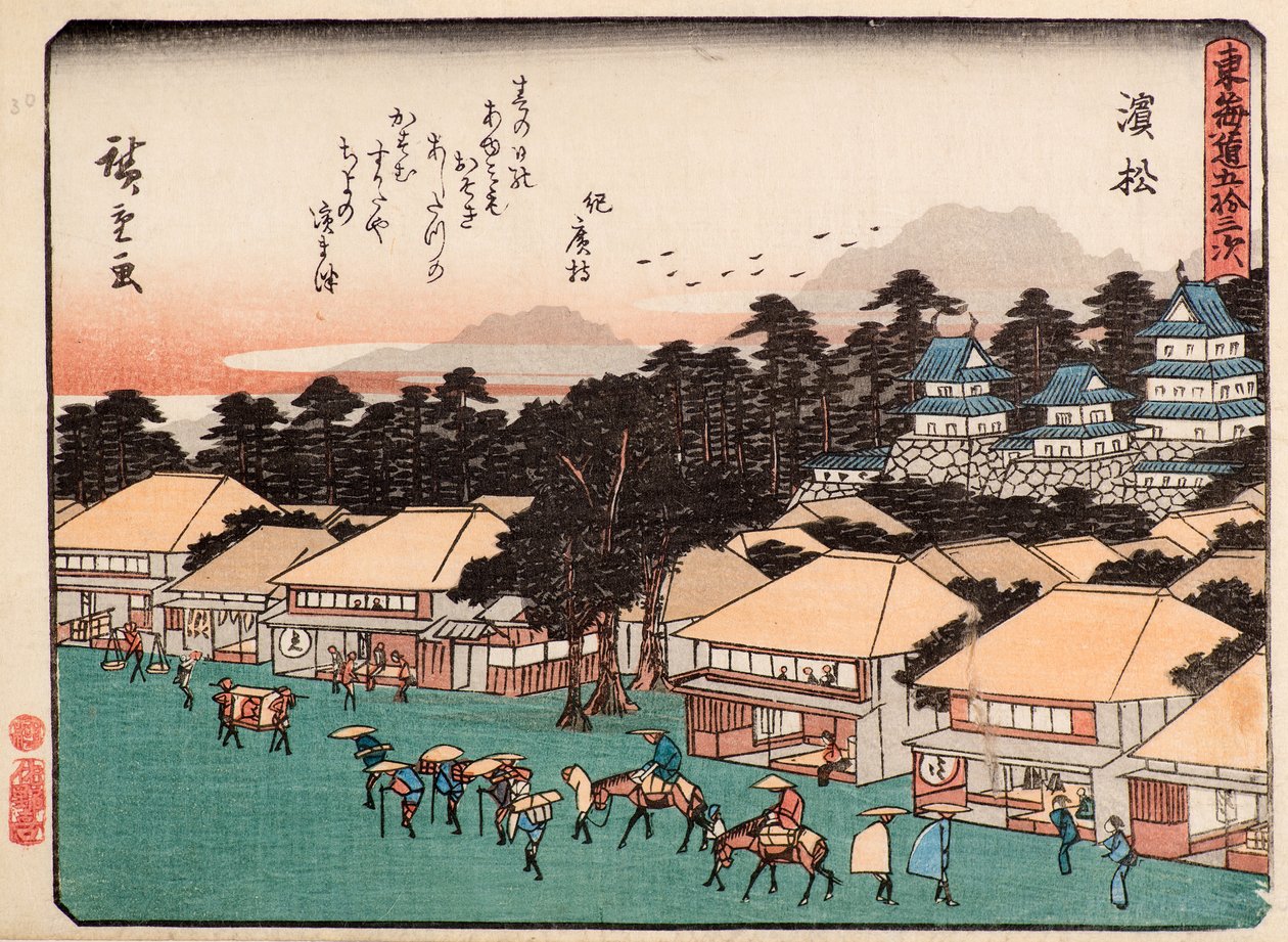 Hamamatsu tekijältä Ando or Utagawa Hiroshige