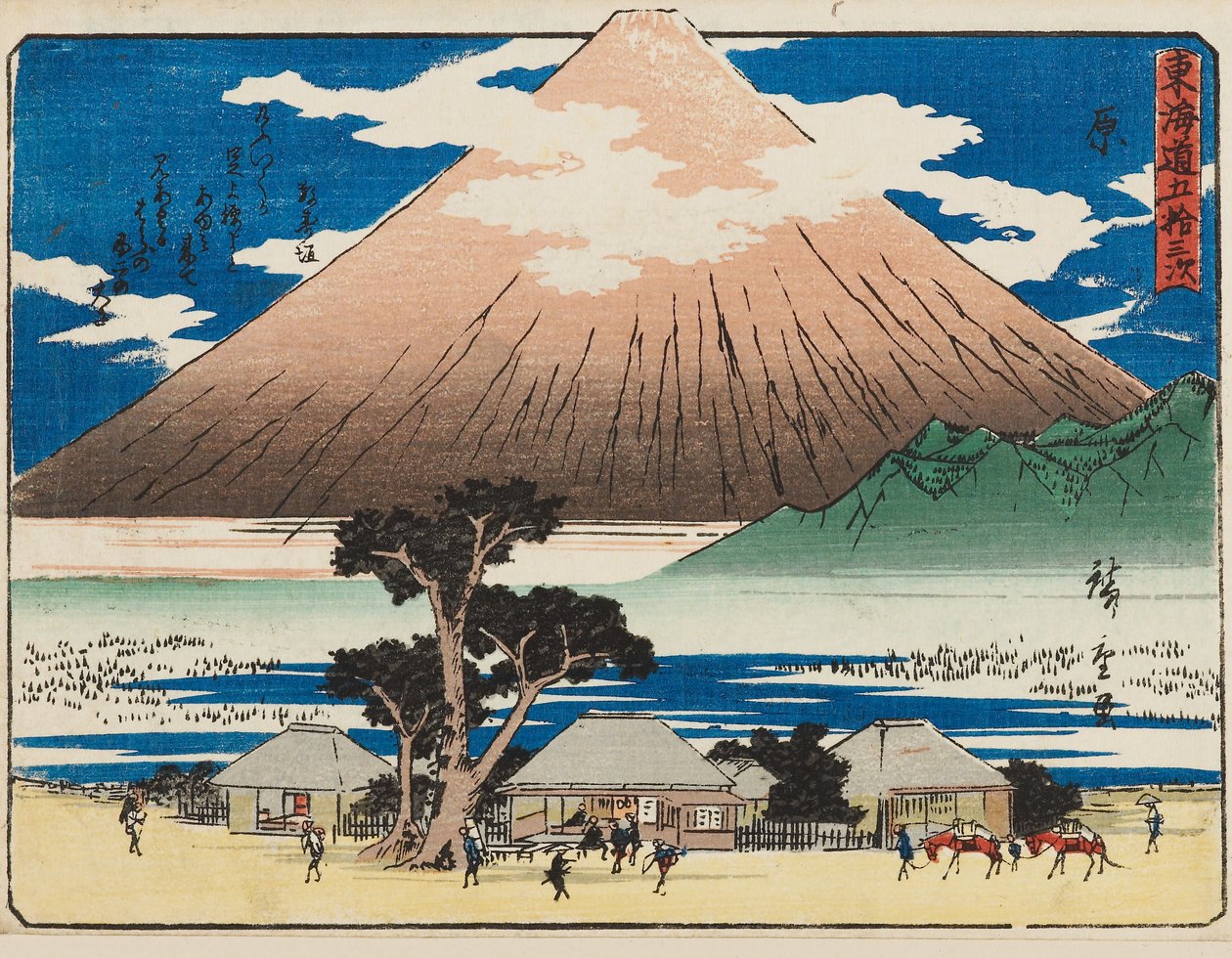 Hara tekijältä Ando or Utagawa Hiroshige