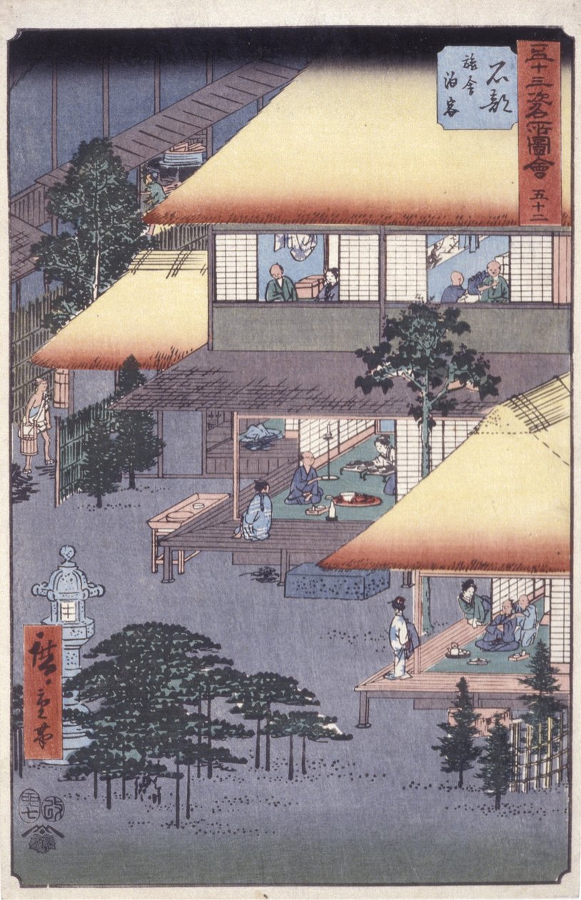 Ishiba tekijältä Ando or Utagawa Hiroshige