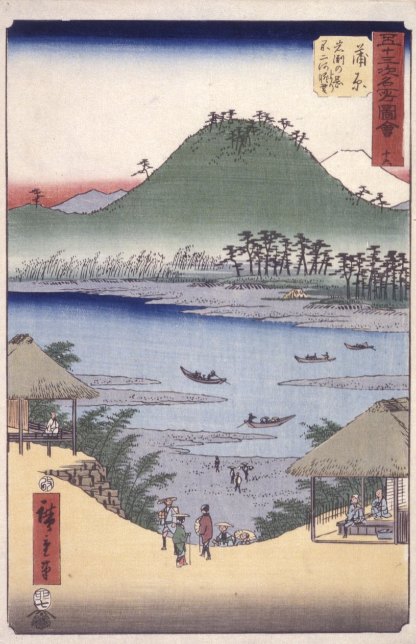 kammio tekijältä Ando or Utagawa Hiroshige