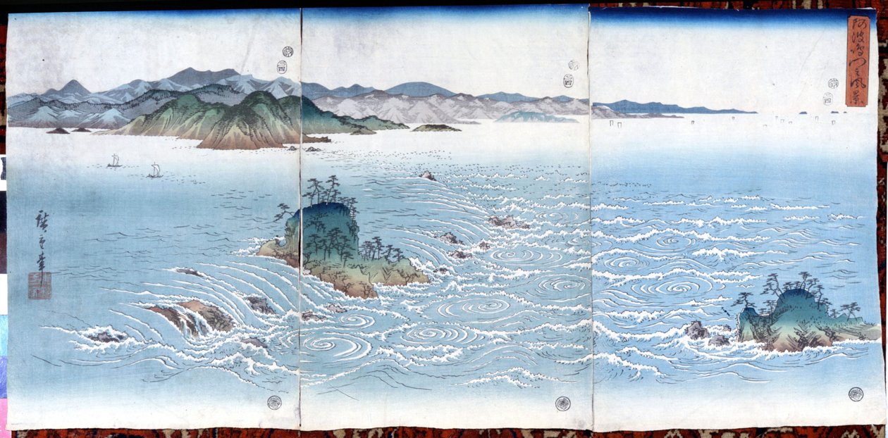 Mitä tulee, se on kupla, SD. Vain P Hayashi ts muunnoksen mukaan tsw (Utagawa) Hiroshige (1797-1858). tekijältä Ando or Utagawa Hiroshige