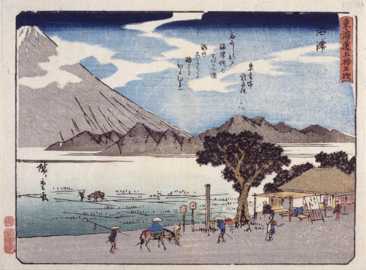 Numazu tekijältä Ando or Utagawa Hiroshige