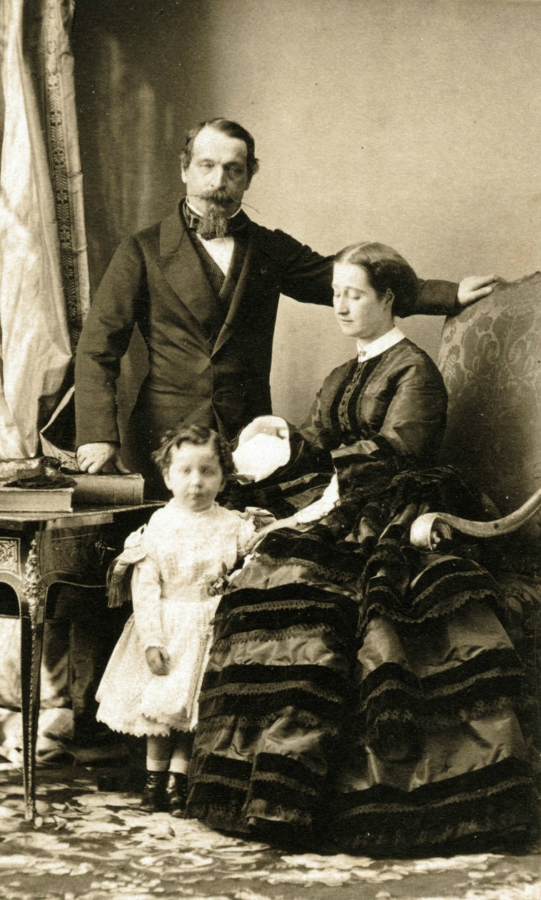 Keisari Napoléon III ja hänen perheensä tekijältä Andre Adolphe Eugene Disderi
