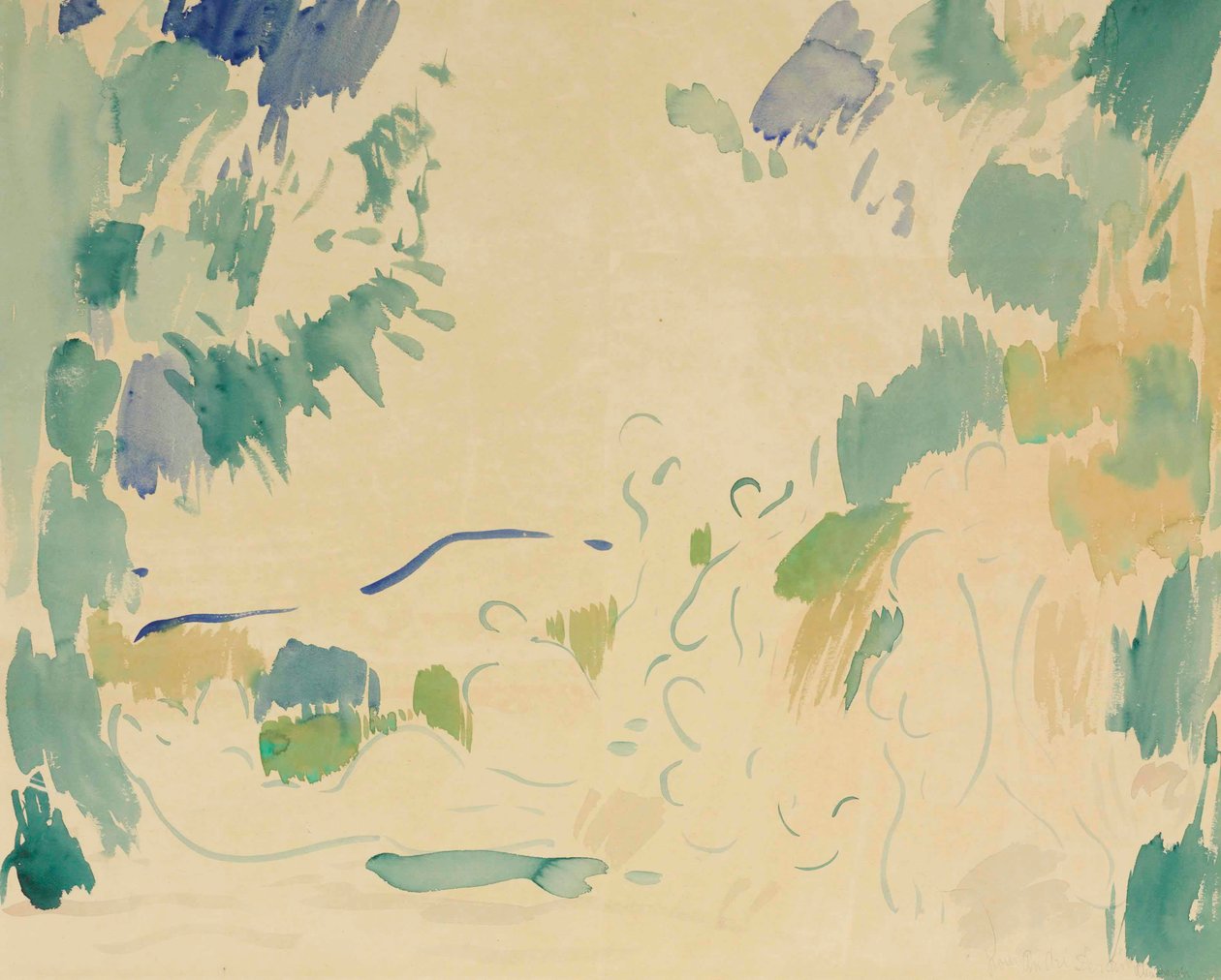 Kylpijät tekijältä Andre Derain