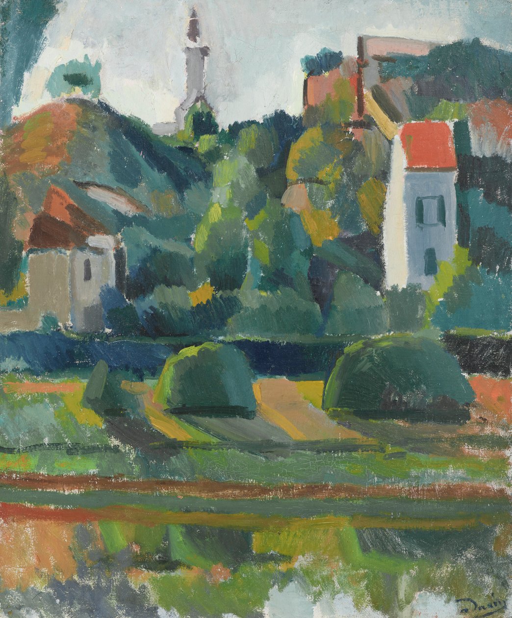 Montreuil-sur-Merin joki tekijältä Andre Derain