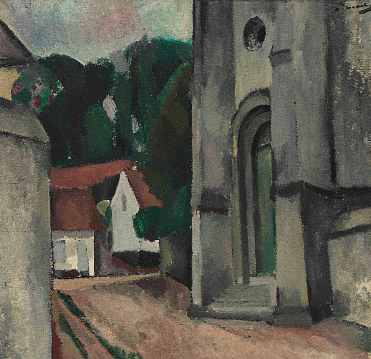 Crécy-en-Brien kirkko tekijältä Andre Derain