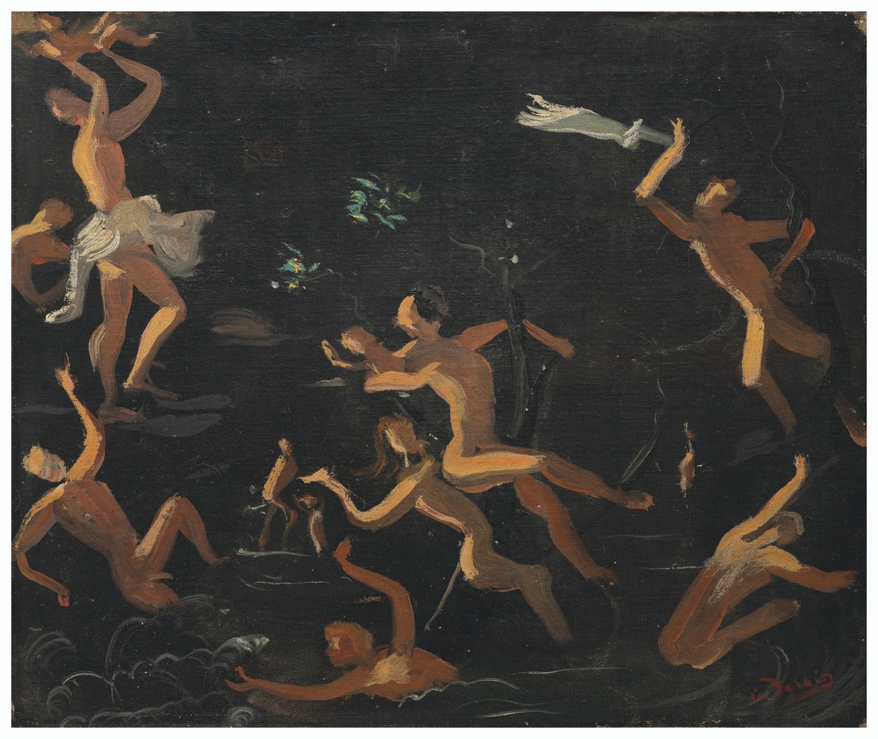 Nymfit kylvyssä tekijältä Andre Derain