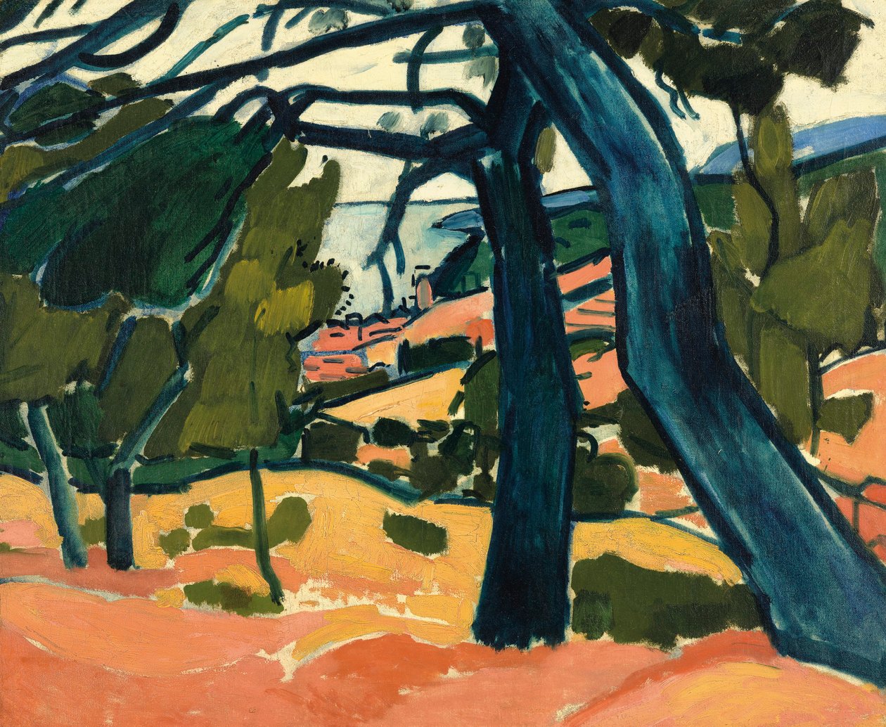 Maisema Cassis tekijältä Andre Derain