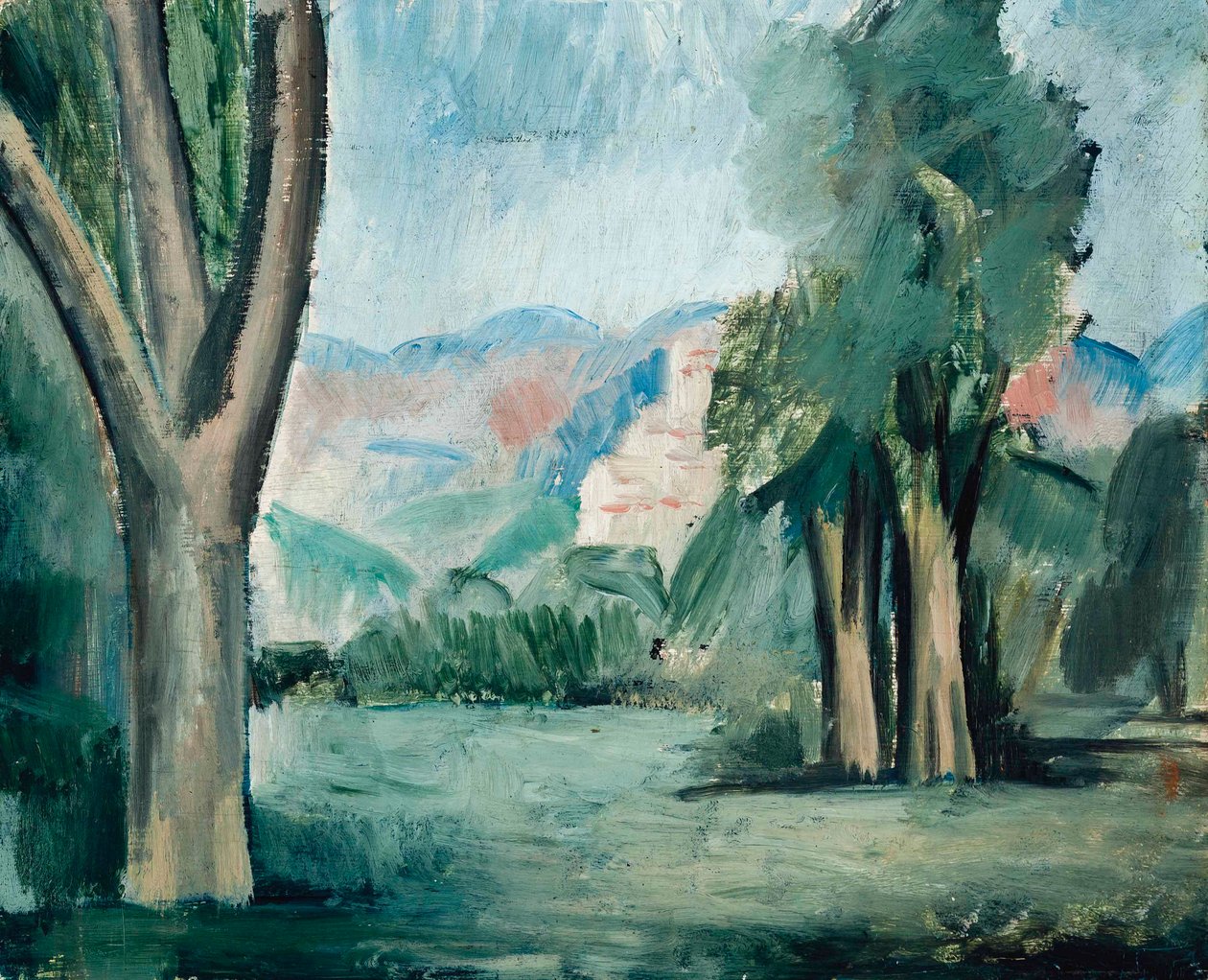 Provencen maisema tekijältä Andre Derain