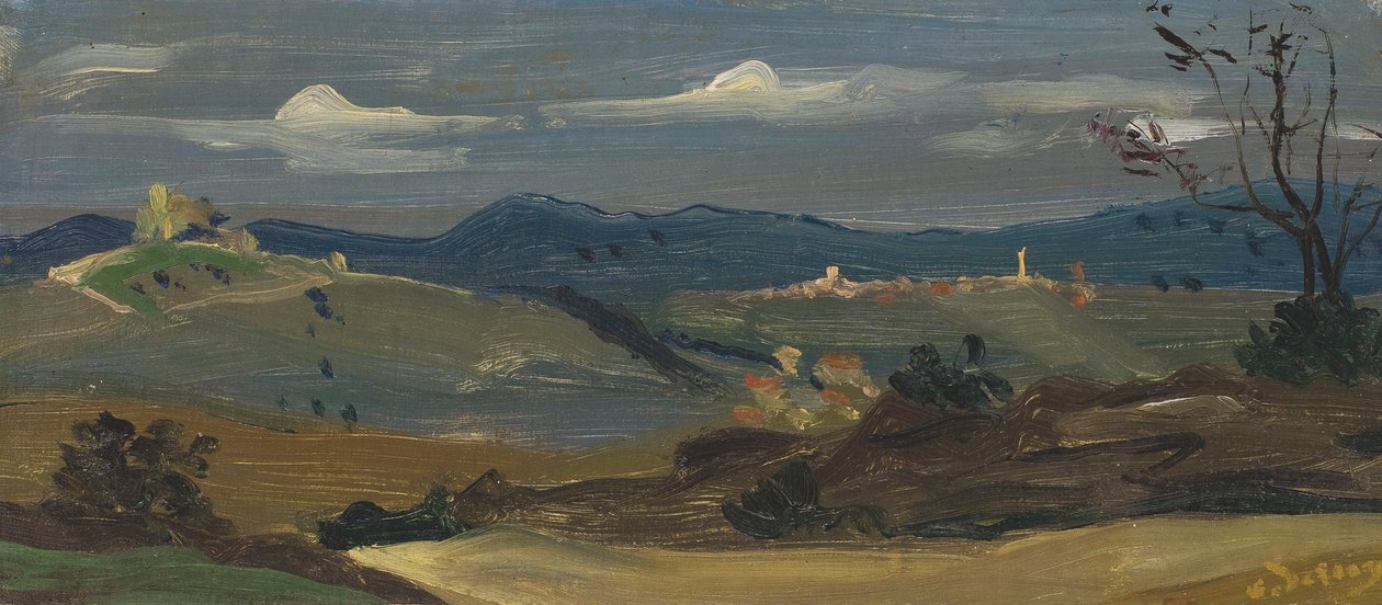 Maisema lähellä Eygalières tekijältä Andre Derain