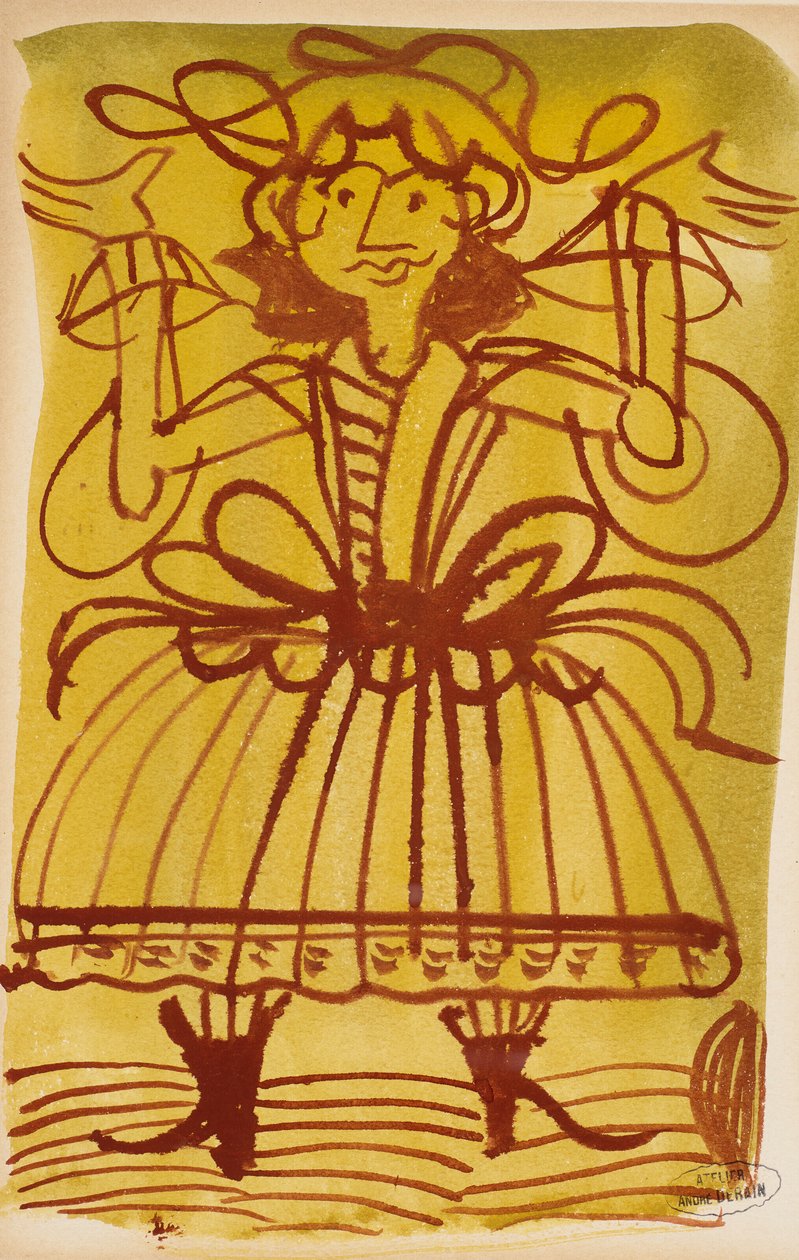 Hahmo kädet kohotettuna tekijältä Andre Derain