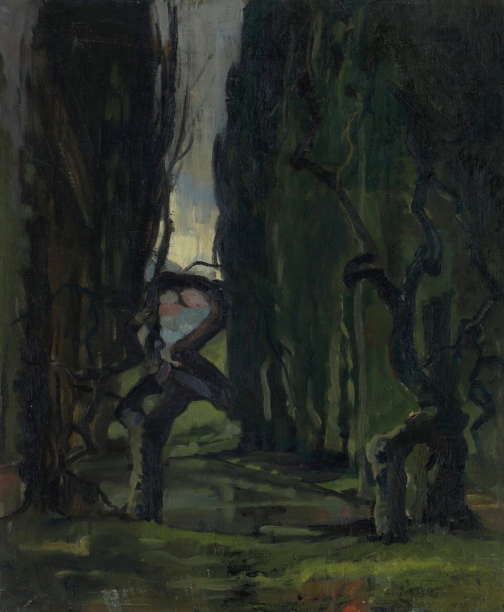 Carrières-sur-Seinessä sijaitseva vesielementti tekijältä Andre Derain