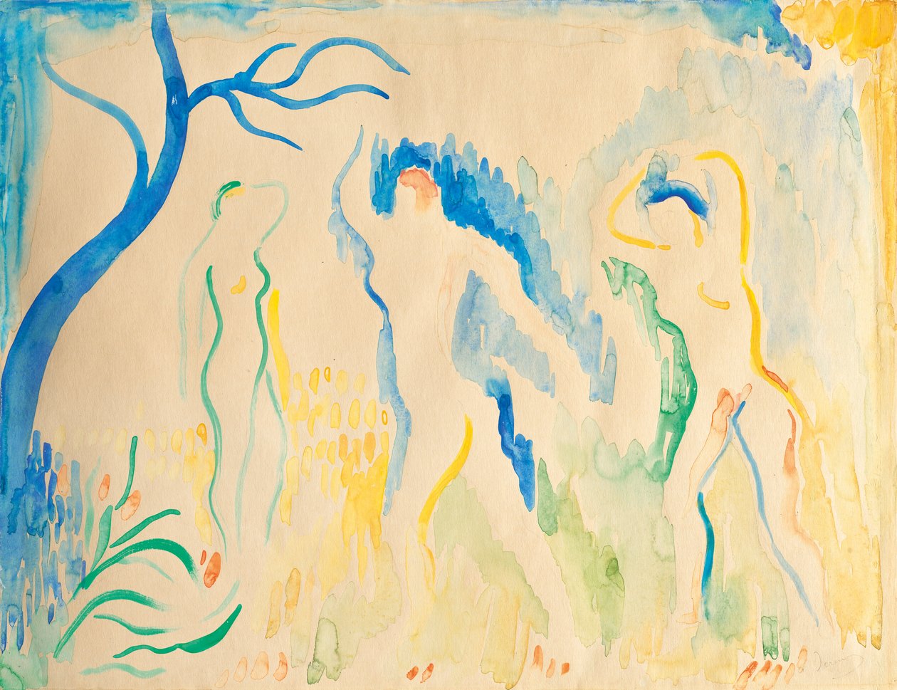 Kolme uimaria tekijältä Andre Derain