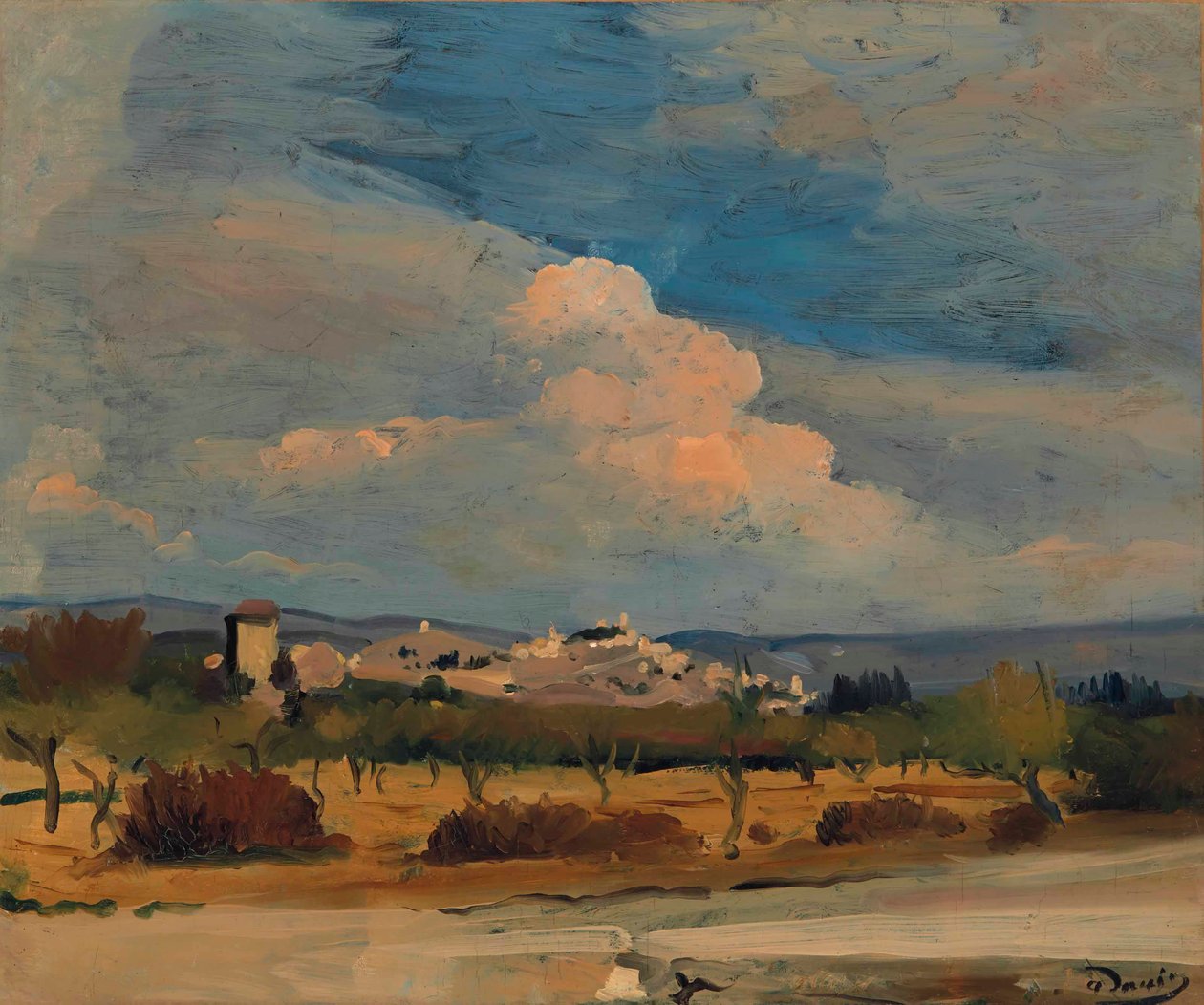 Näkymä Eygalièresiin tekijältä Andre Derain