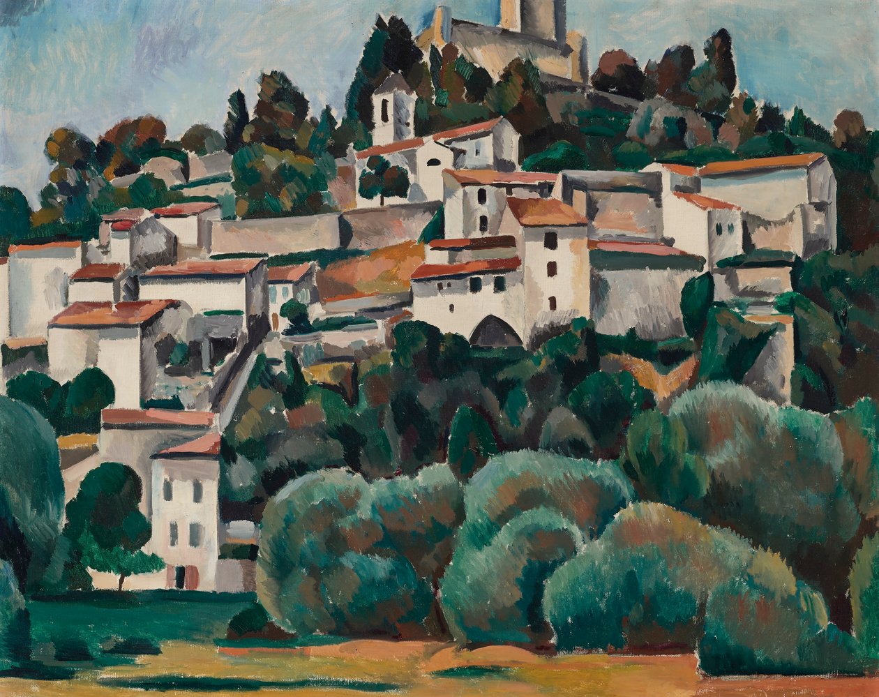 Näkymä Cagnesiin tekijältä Andre Derain