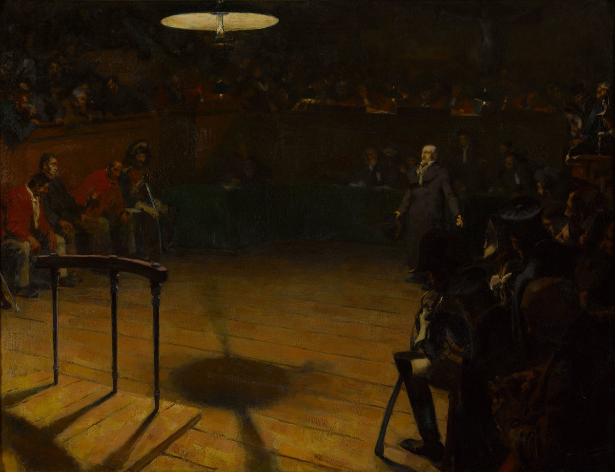 Jean Valjean Assize Courtissa Arrasissa, 1904. tekijältä André Victor Édouard Devambez