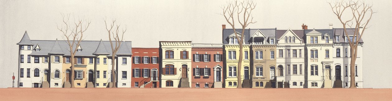 2901-2923 Q Street, Georgetown, Washington DC tekijältä Andras Kaldor