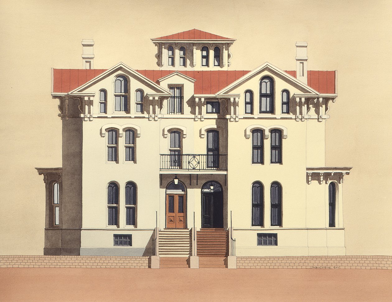3015 ja 3013 Q Street, Georgetown, Washington D.C. tekijältä Andras Kaldor