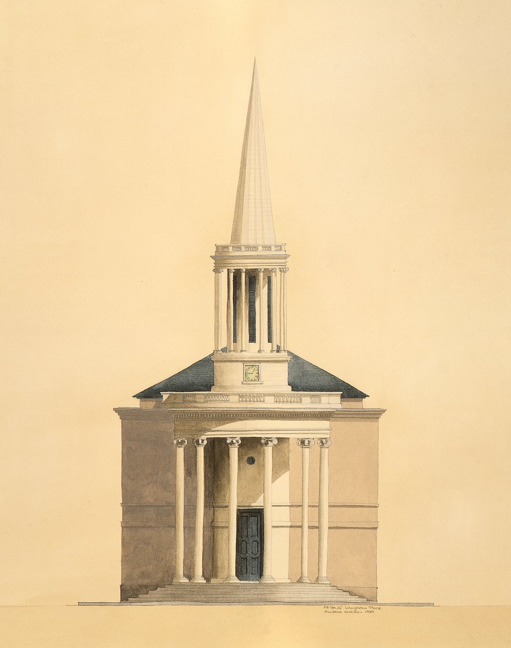 All Souls, Langham Place, Lontoo tekijältä Andras Kaldor