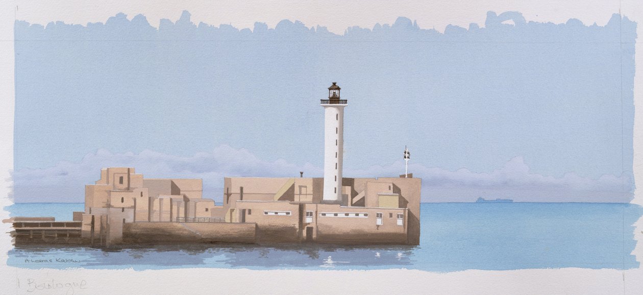 Boulognen majakka, Pas de Calais, Ranska tekijältä Andras Kaldor