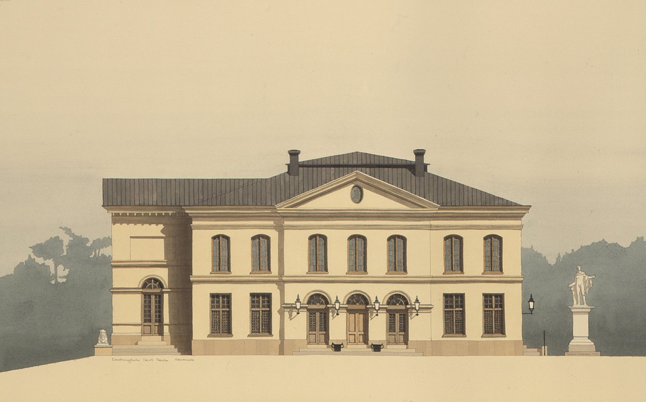 Hoviteatteri, Drottningholm, Tukholma, Ruotsi tekijältä Andras Kaldor