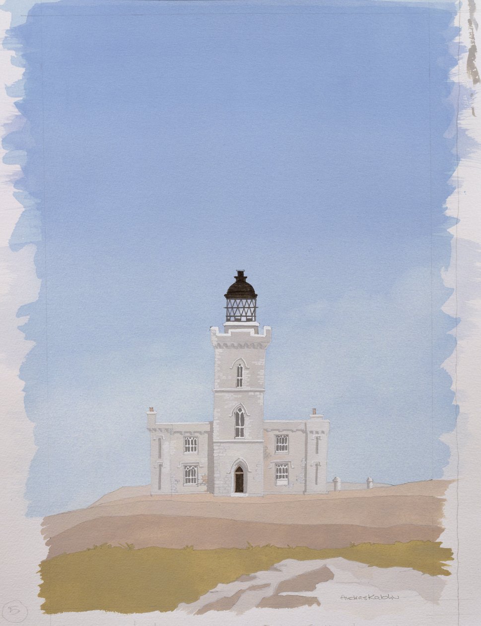 Isle of Mayn majakka, Fife, Skotlanti tekijältä Andras Kaldor