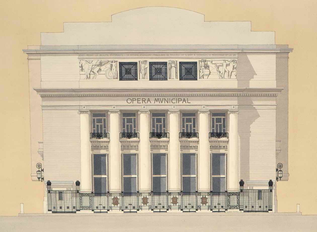 Opera Municipal, Marseille, Ranska tekijältä Andras Kaldor