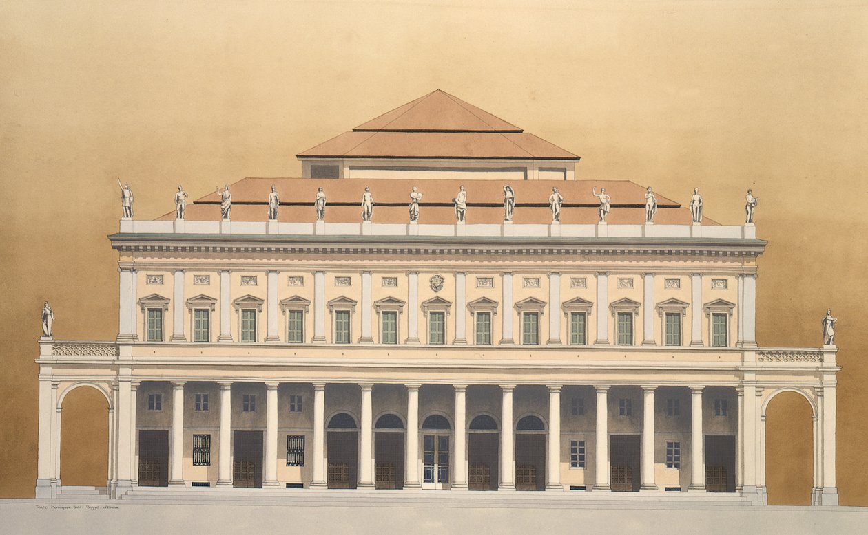 Valli Municipal Theatre, Reggio Emilia, Italia tekijältä Andras Kaldor
