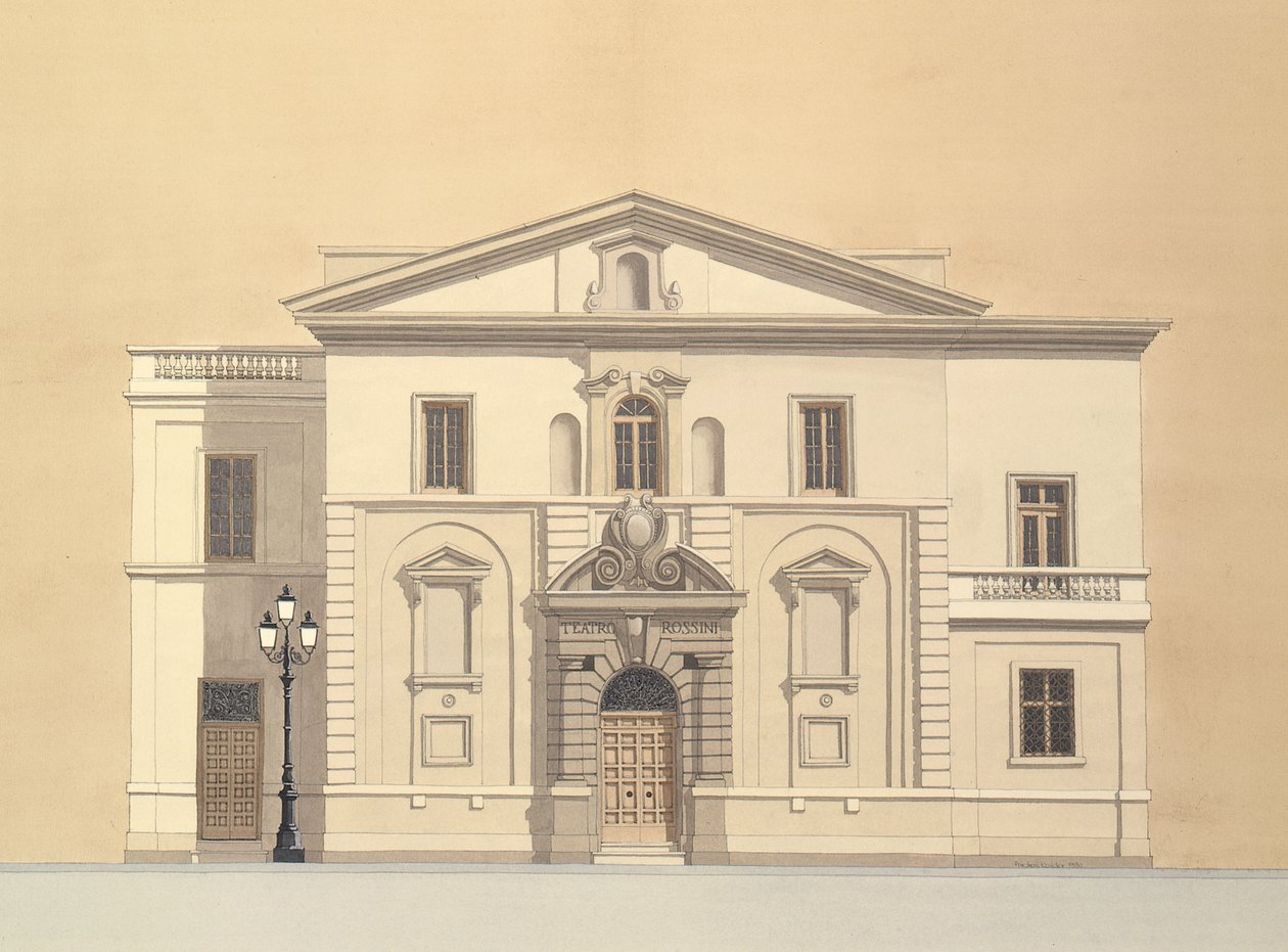 Rossini-teatteri, Pesaro , Italia tekijältä Andras Kaldor