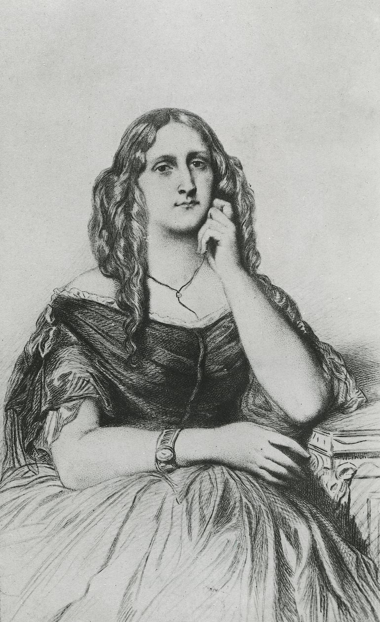 Delphine de Girardin tekijältä Andre Adolphe Eugene Disderi