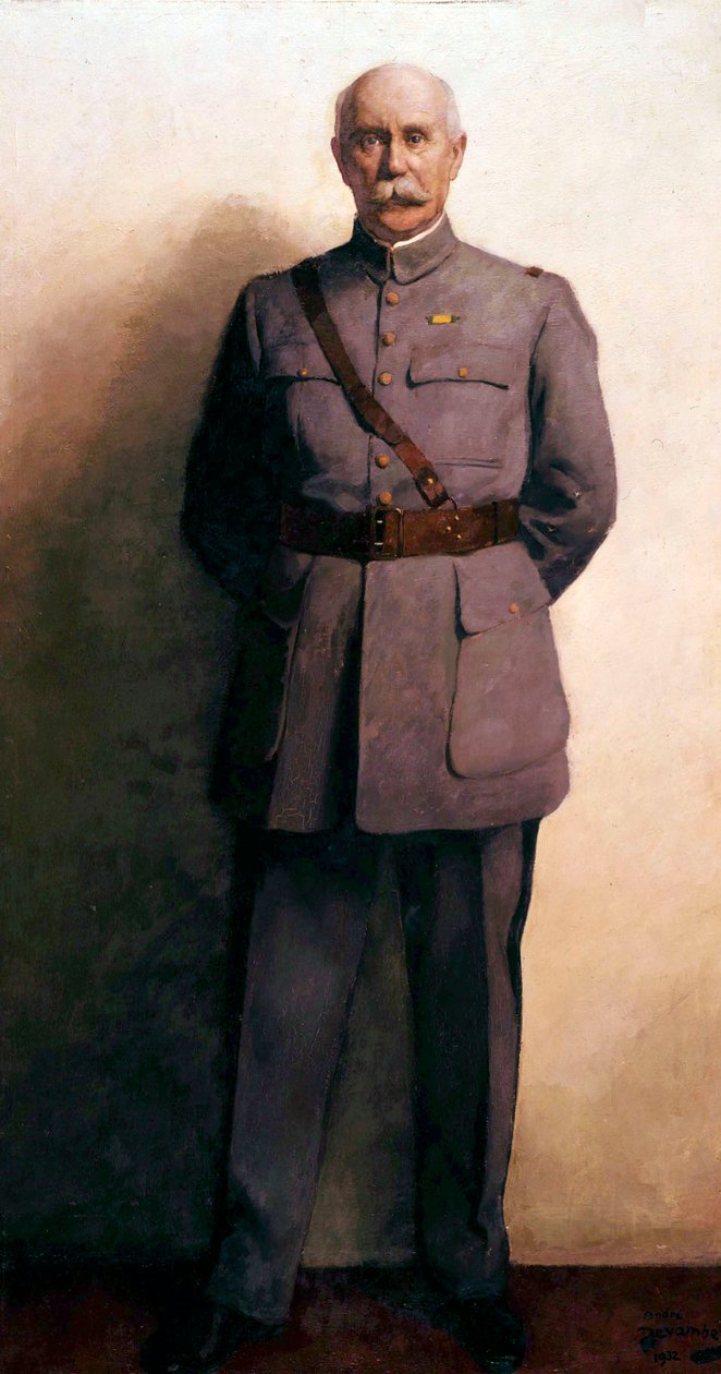 Ranskan marsalkka Philippe Petain, 1932 tekijältä Andre Devambez