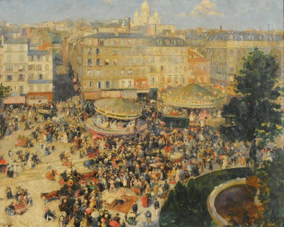 La Place Pigalle 4. heinäkuuta Place Pigalle tekijältä Andre Devambez