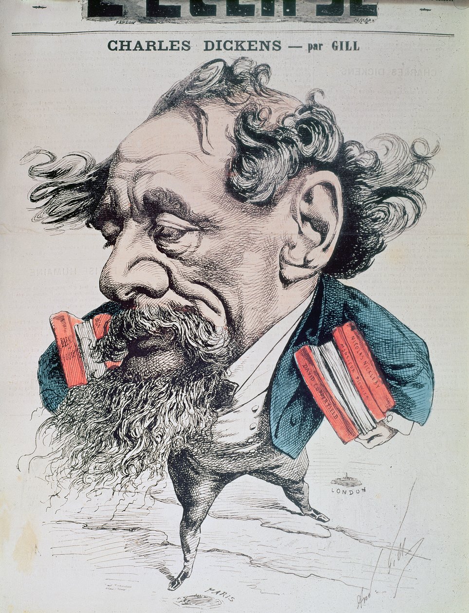 Charles Dickens Englannin kanaalin selässä, L