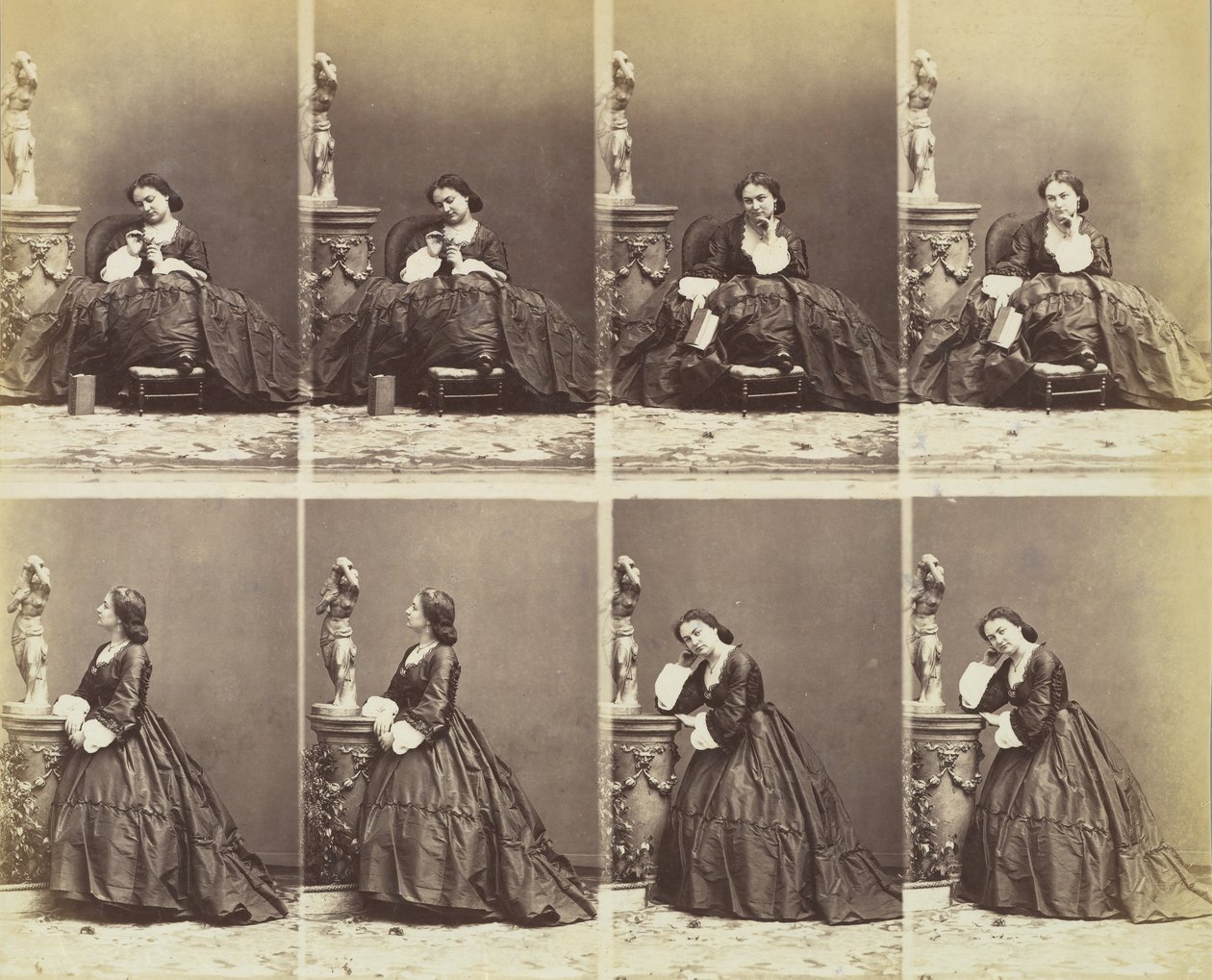 Bertha, 1862. tekijältä Andre Adolphe Eugene Disderi