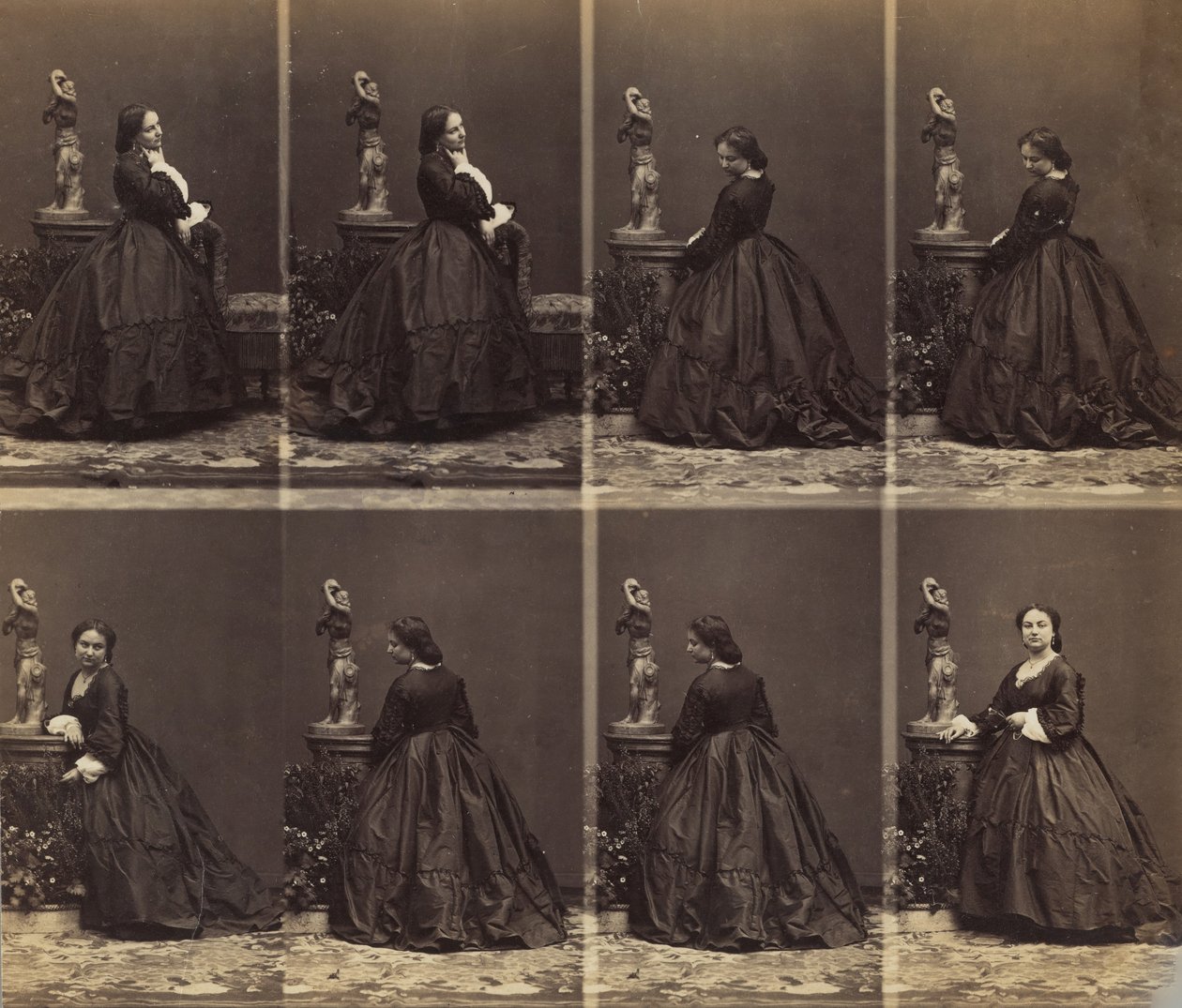 Berthe, 22. tammikuuta 1862 - huhtikuuta 1862. tekijältä Andre Adolphe Eugene Disderi