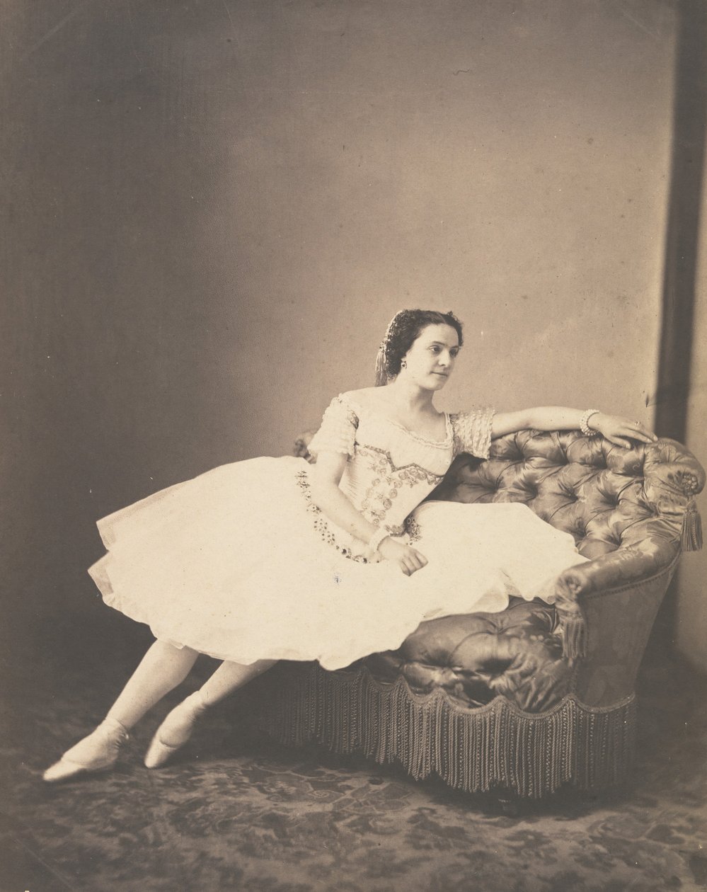 Caroline Rosati, n. 1860. tekijältä Andre Adolphe Eugene Disderi